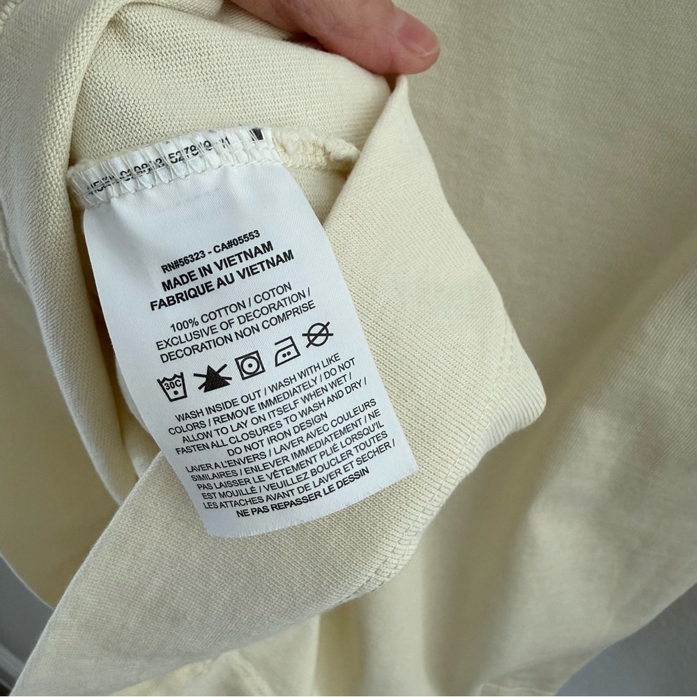 Nike Women's Turtleneck Sleeveless Dress Cream Pale Yellow Large - Picture 11 of 11